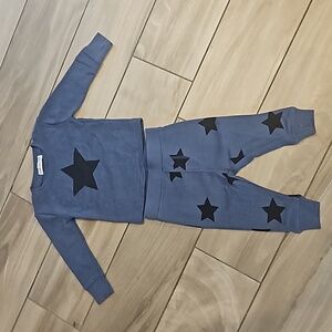 Little Mish Boys Blue Star Matching Set